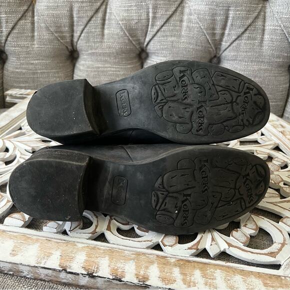 Korks by Kork-Ease Black Leather Ankle Boots Women’s 9.5 - Picture 8 of 8